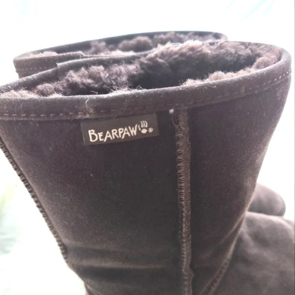 Bearpaw Chocolate Shearling Boots EUC ❤️ - Picture 9 of 11